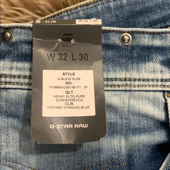 G-Star Raw, G-Bleid Slim Jeans, New with Tags - Picture 2 of 7